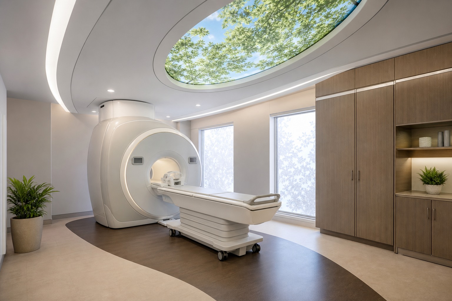 Modern medical imaging room
